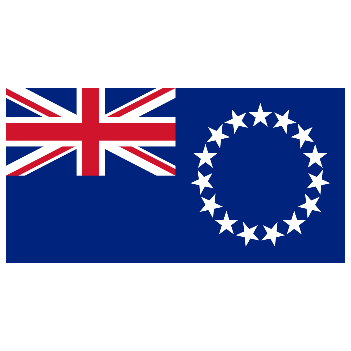 Cook islands flag color codes