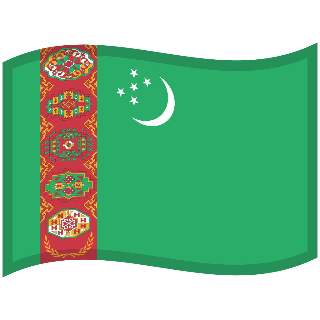 Ðð bandiera turkmenistan emoji