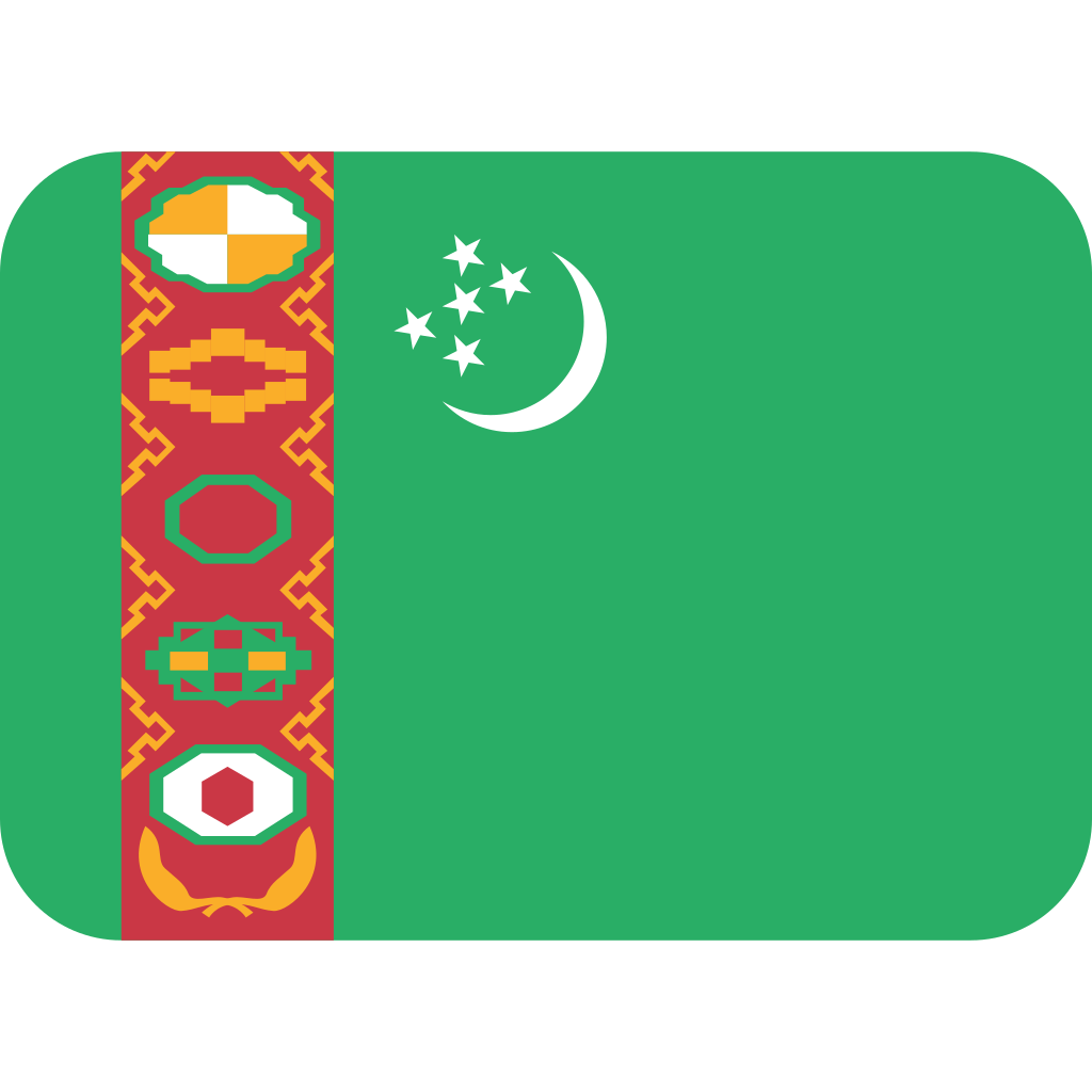 Ðð bandiera turkmenistan emoji