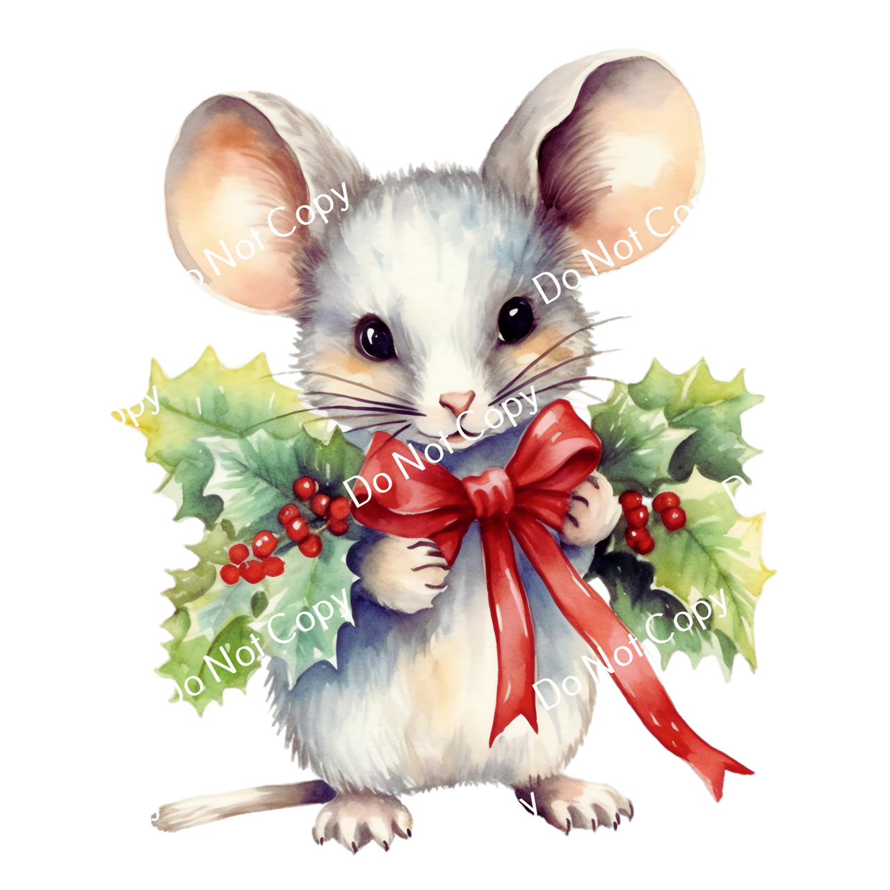 Colorsplash ultra watercolor christmas mice