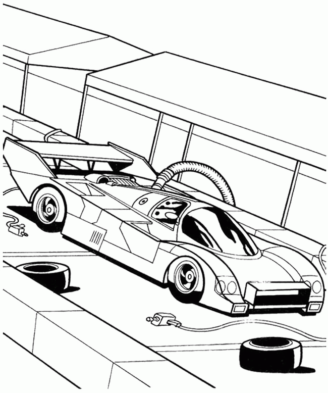 Coloring pages parking hot wheel coloring pages