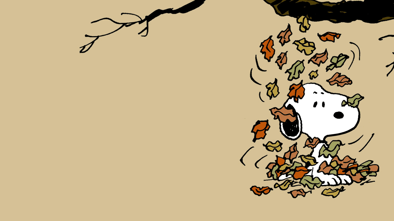 Snoopy autumn wallpapers