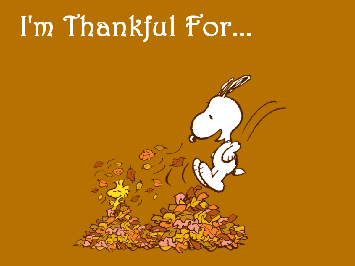 Im thankful for snoopy wallpaper cute fall wallpaper fall wallpaper