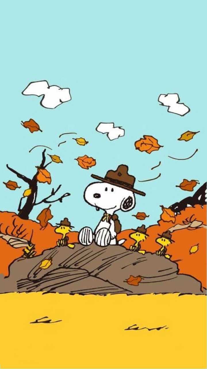 Peanuts fall wallpapers