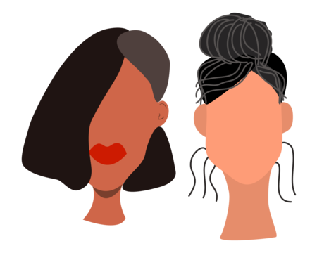 Women avatars png transparent images free download vector files