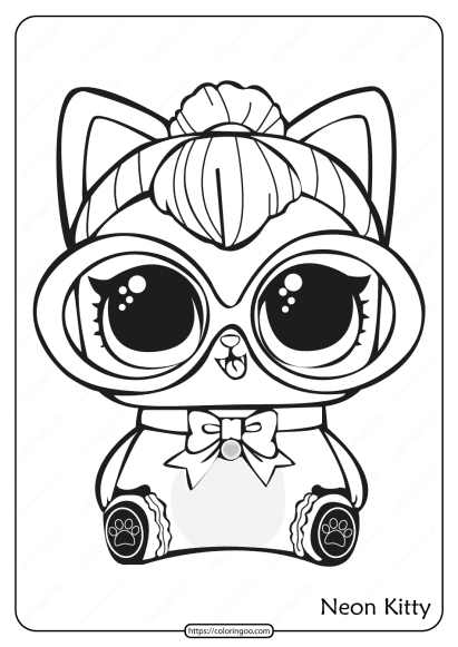 Lol surprise coloring pages free pdf printables