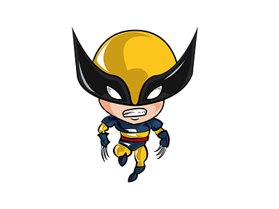 Wolverine chibi illustration by arnav kumar tripathy on