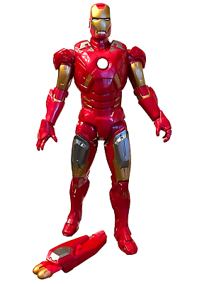 Talking iron man avenger action figure marvel sounds hasbro with weapon