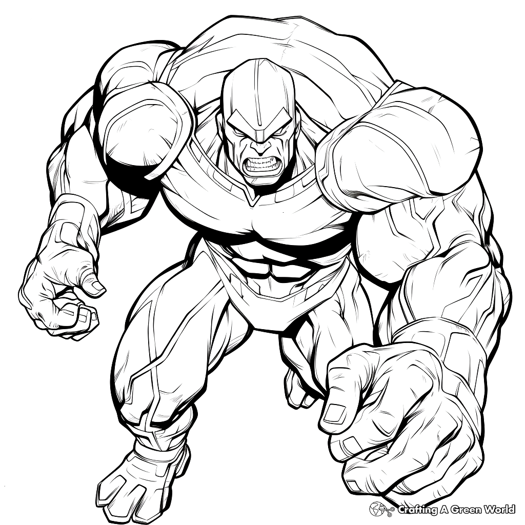 Hulk coloring pages