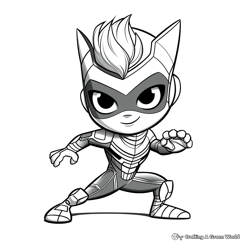 Pj masks coloring pages