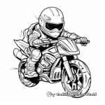 Motorcycle coloring pages