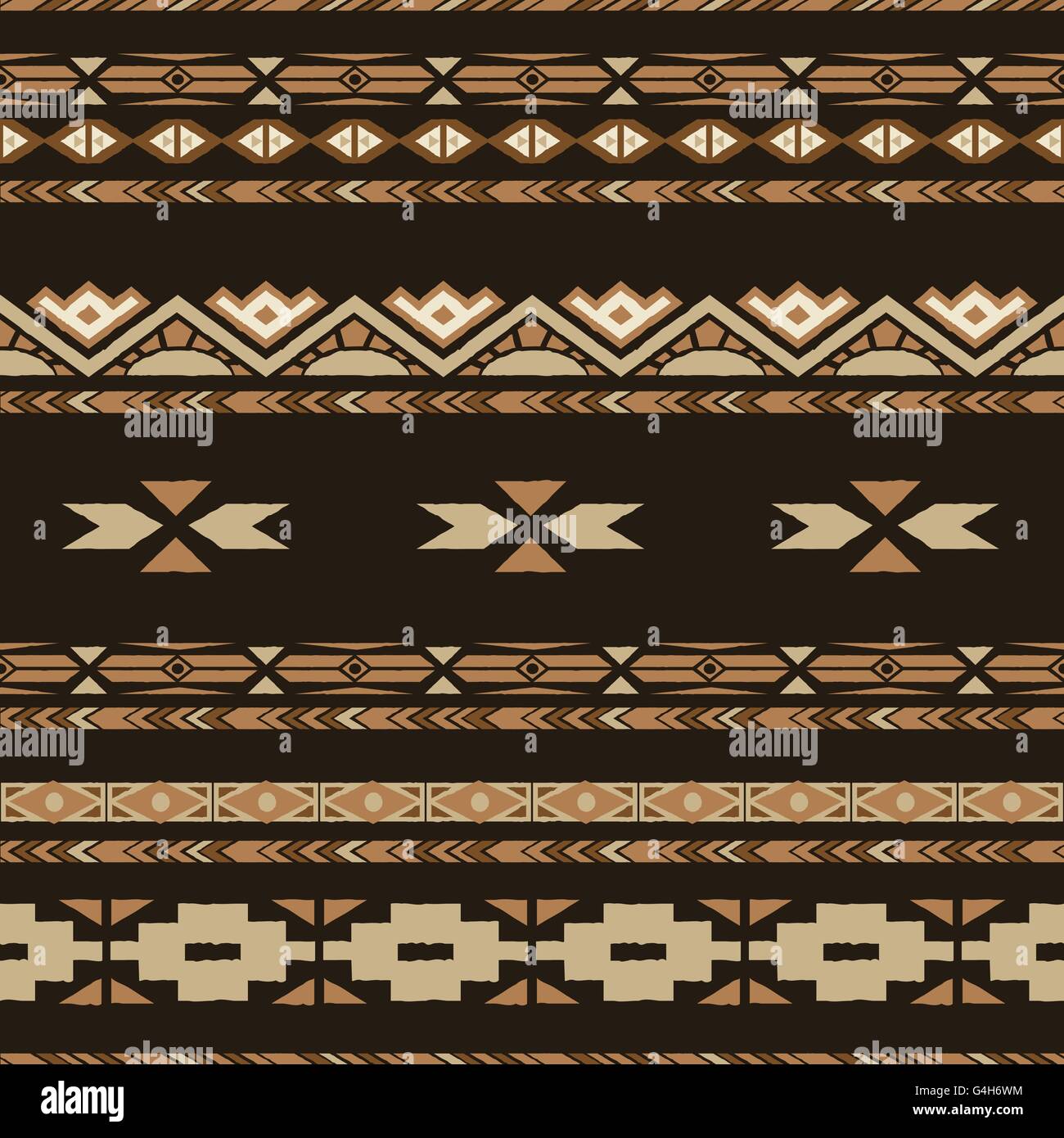 Ethnic seamless pattern with tribal motives ethnic stylized abstract wallpaper aztec patternvector seamless background with stock vector image art