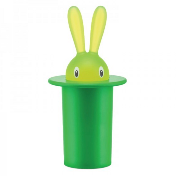 Alessi magic bunny toothpick holder â green