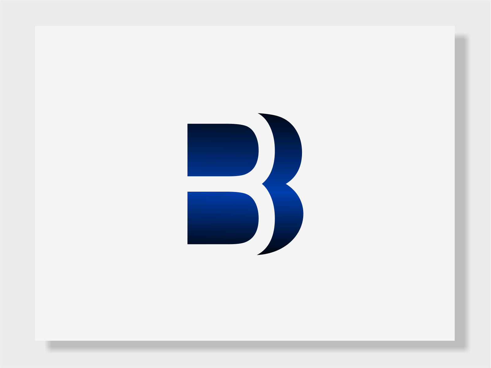 Letter b logo design by nyarrank design on