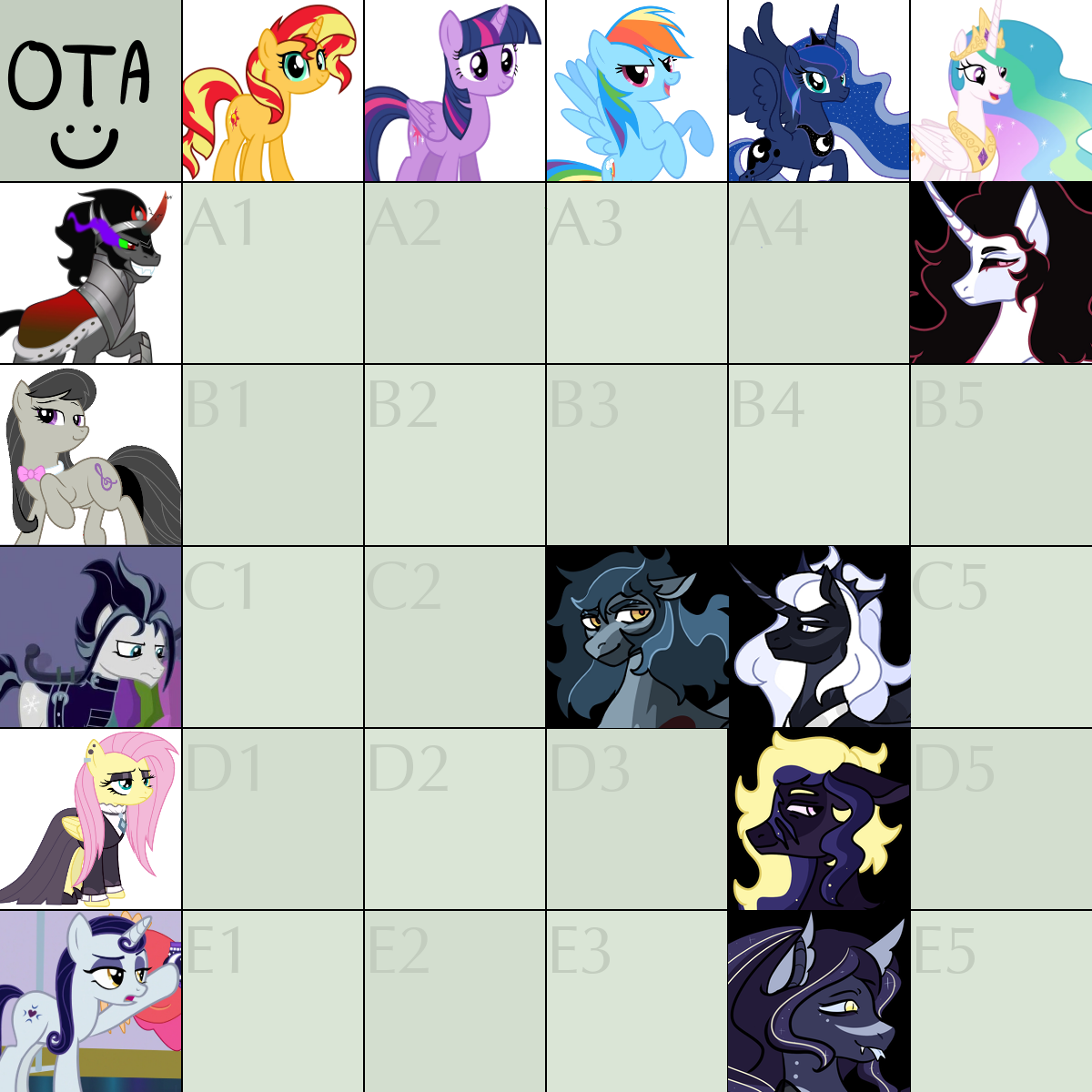 Ota grid chart by camufka on