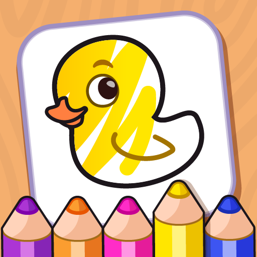Coloring game for toddlers