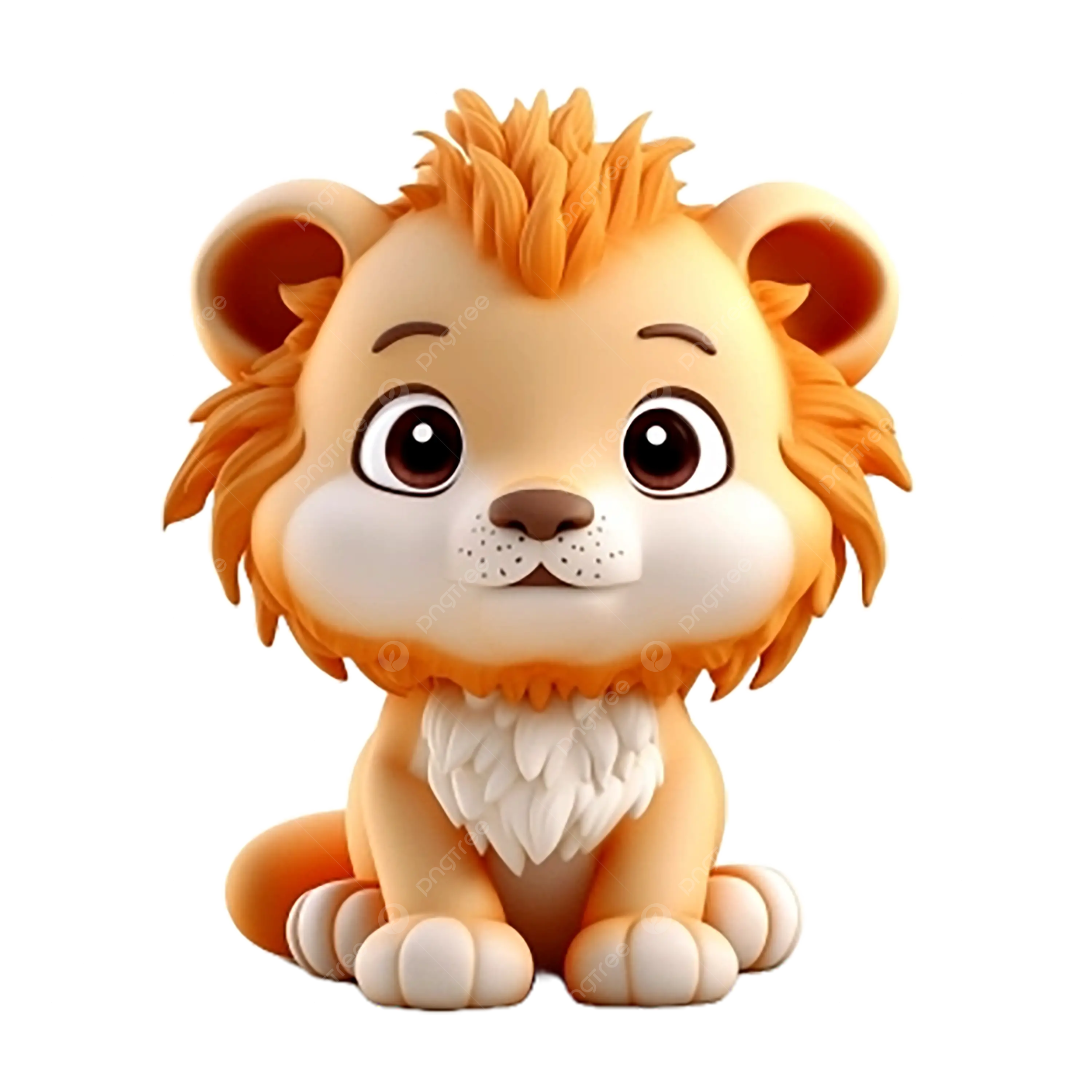Baby lion png vector psd and clipart with transparent background for free download