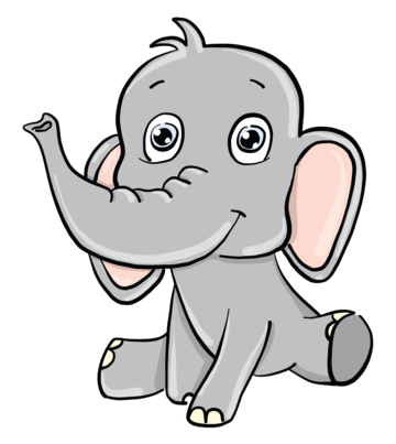 Baby elephant png vector psd and clipart with transparent background for free download