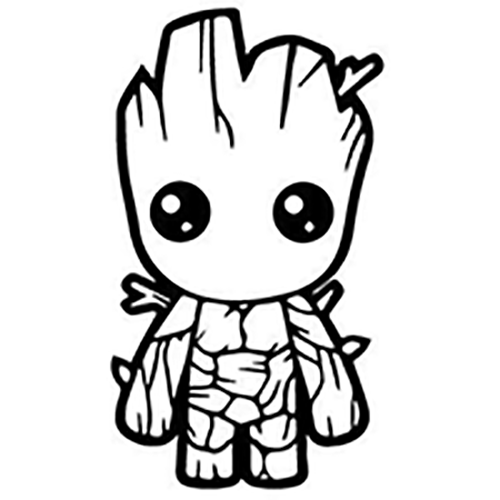 Guardians of the galaxy baby groot viny decal sticker window yeti free ship