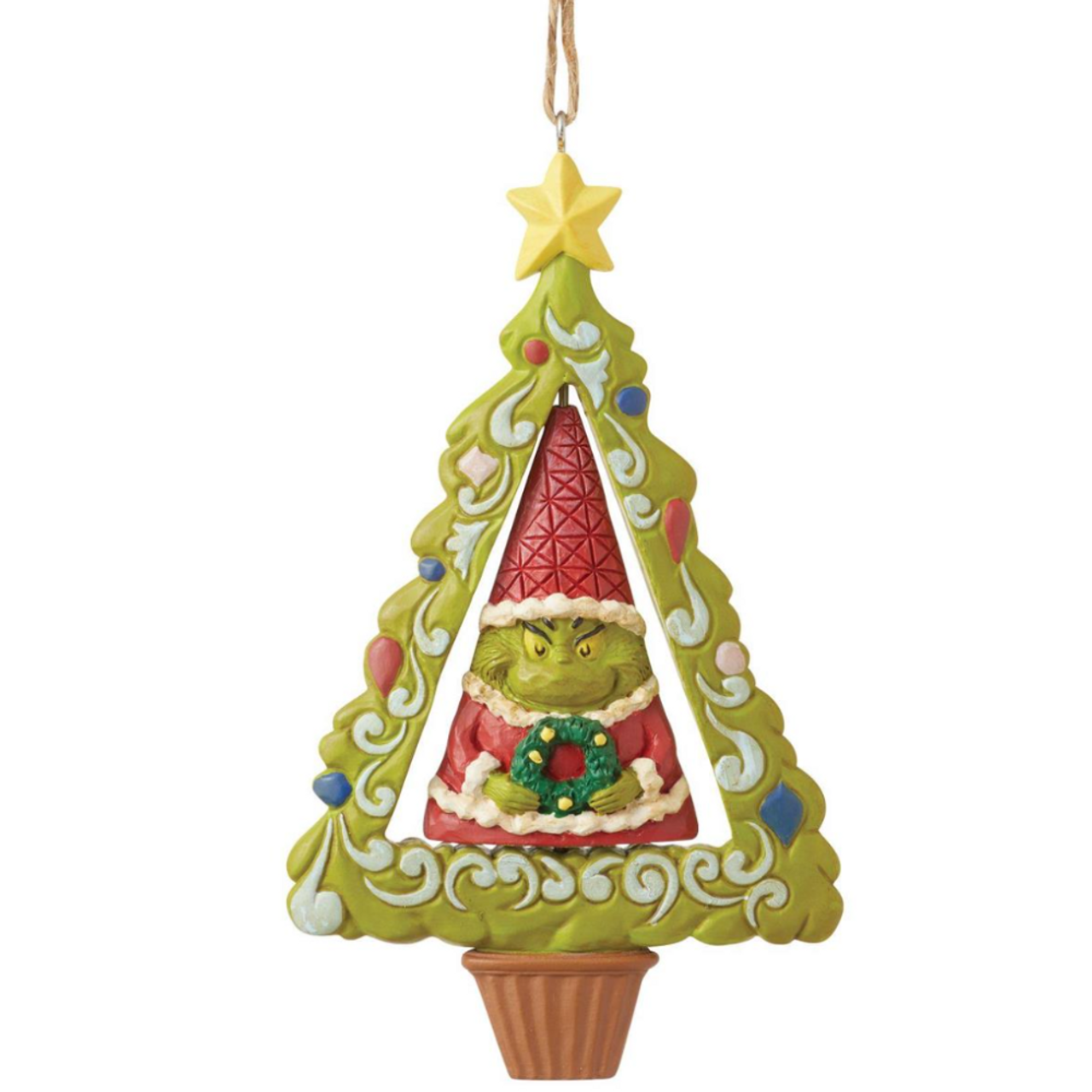 The grinch gnome tree ornament by jim shore nada