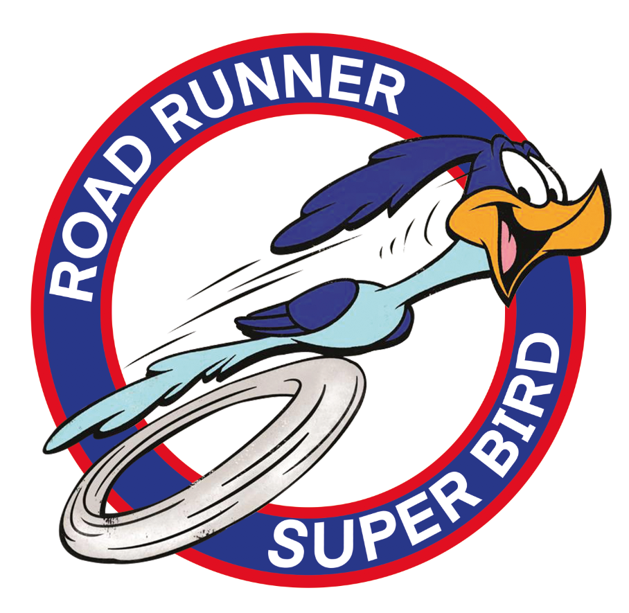 Road runner super bird aufkleber coyote plymouth motorsport fun v cm breit