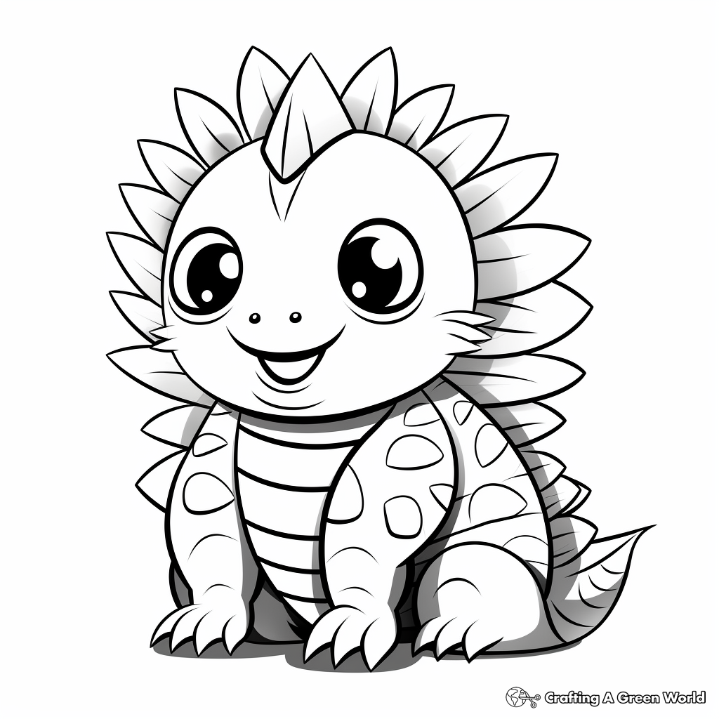 Dimetrodon coloring pages