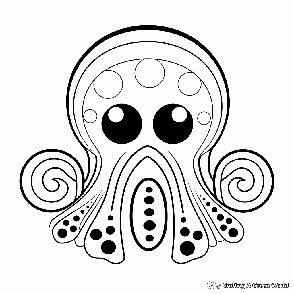 Octopus coloring pages