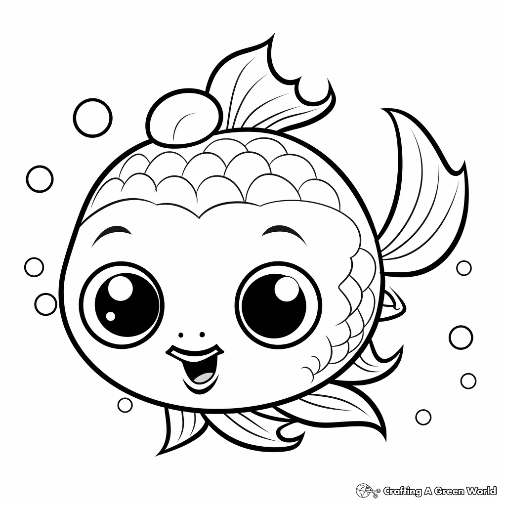 Puffer fish coloring pages