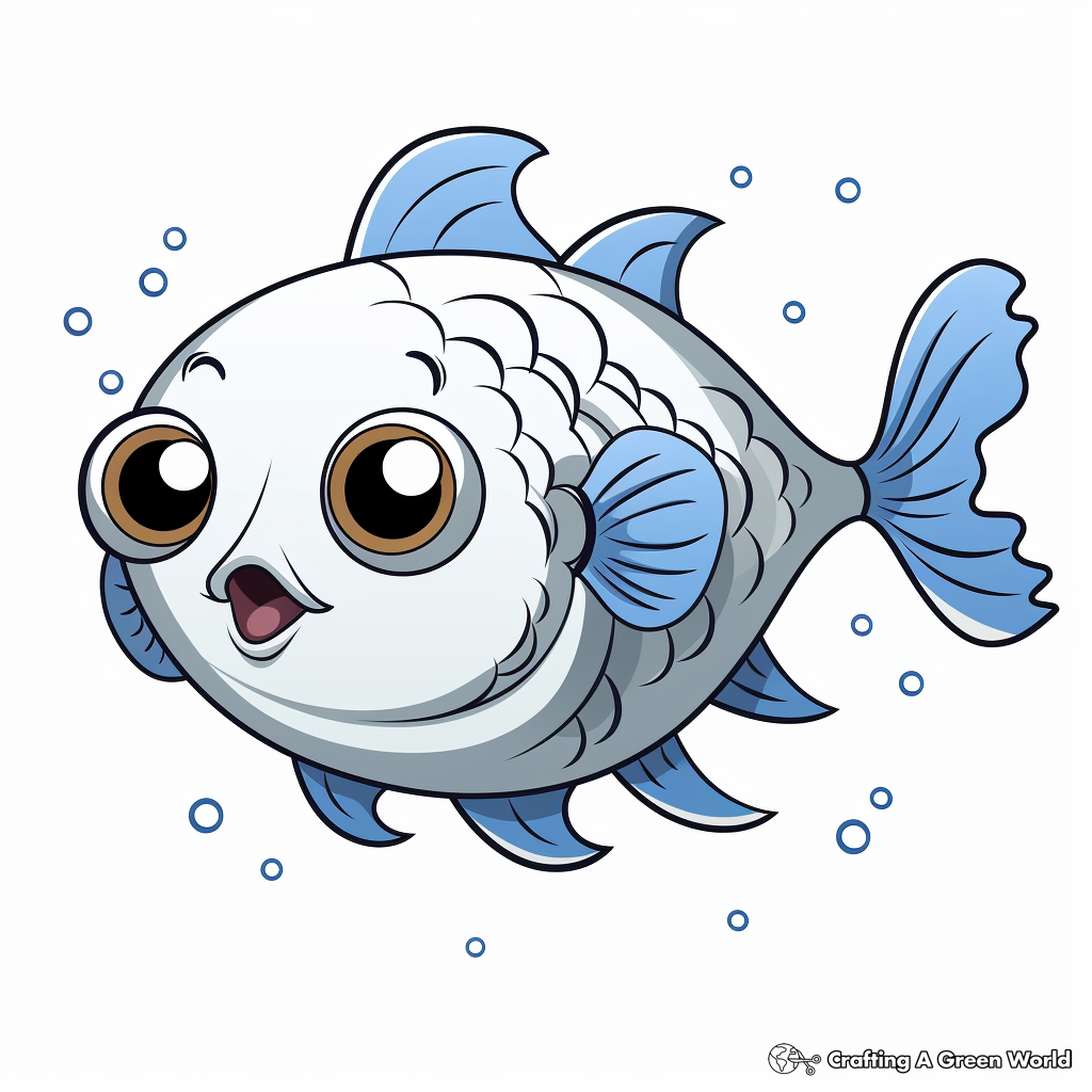 Puffer fish coloring pages