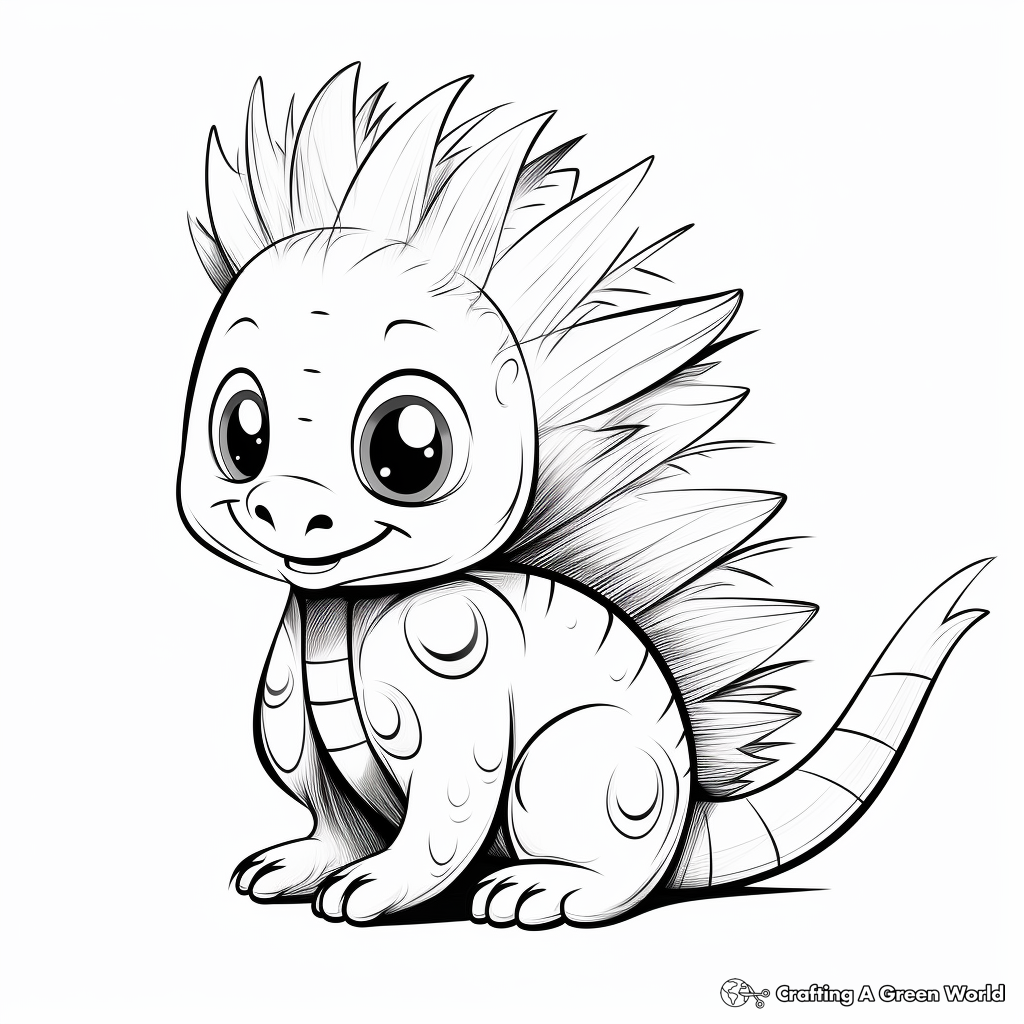 Dimetrodon coloring pages