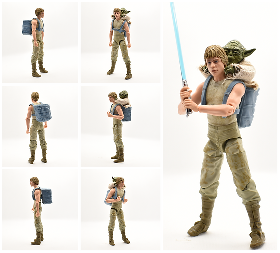 Review star wars black series le skywalker and yoda jedi training the empire strikes back