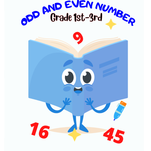 Odd and even numbers book with answer key perfect math practice for kids grade