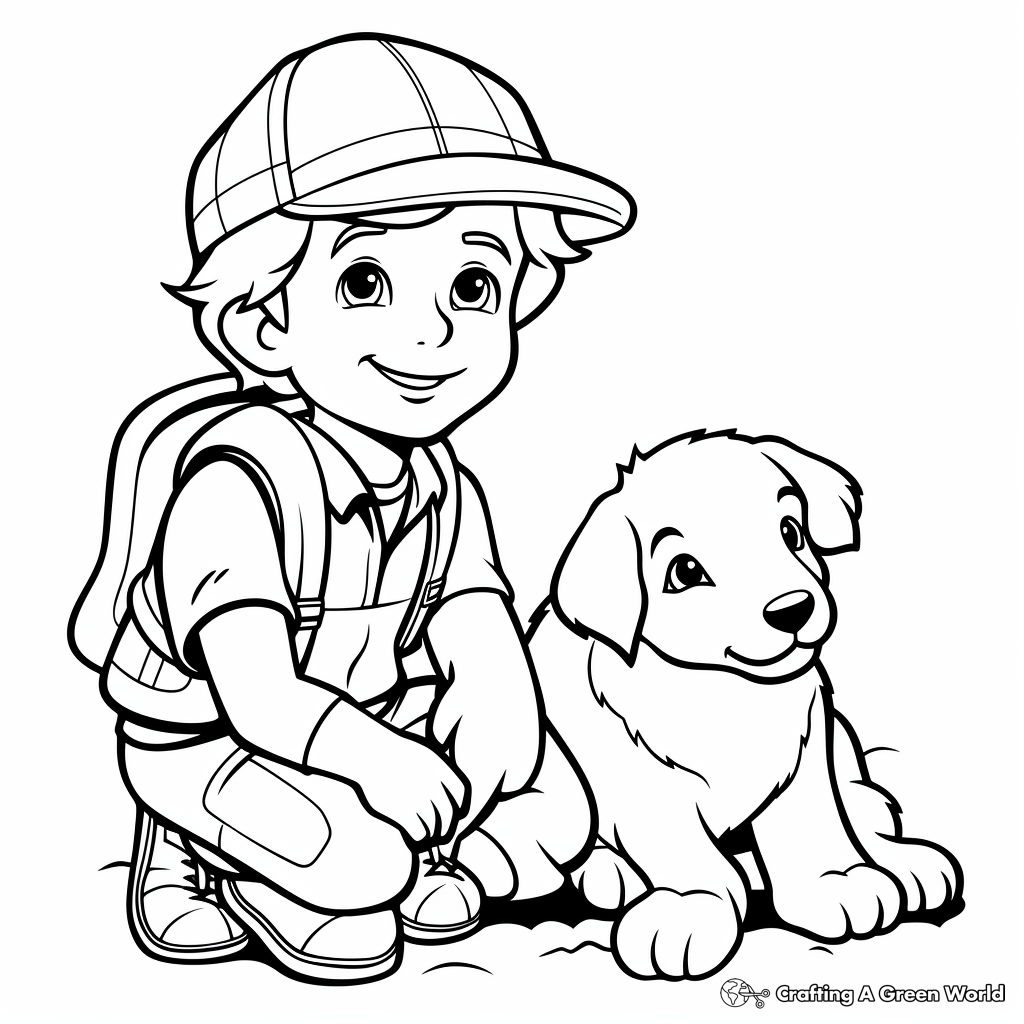 Shepherd coloring pages