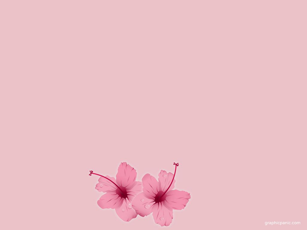 Floral Light Pink Flowers Cute White Powerpoint Background For Free  Download - Slidesdocs