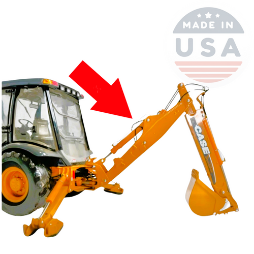 Case backhoe boom cylinder for series heavy