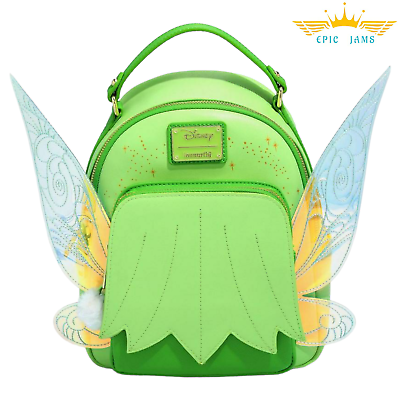 Loungefly disney peter pan tinker bell wings figural mini backpack new