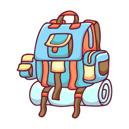 Backpack sticker