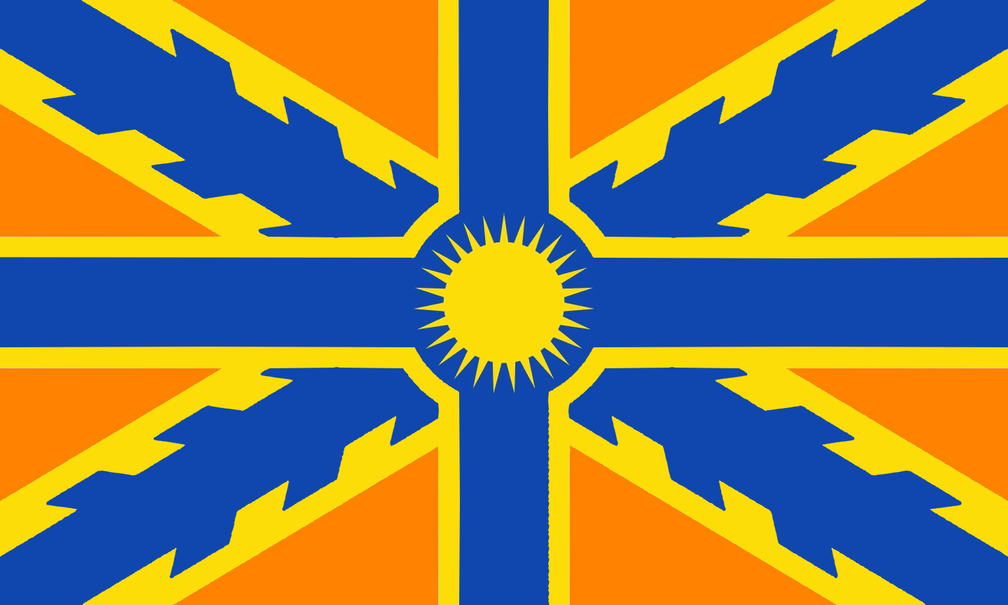 Florida redesign â spanish burgundy cross state of muskogees cross sun no face rays for th state orange field state fruit flag rvexillology