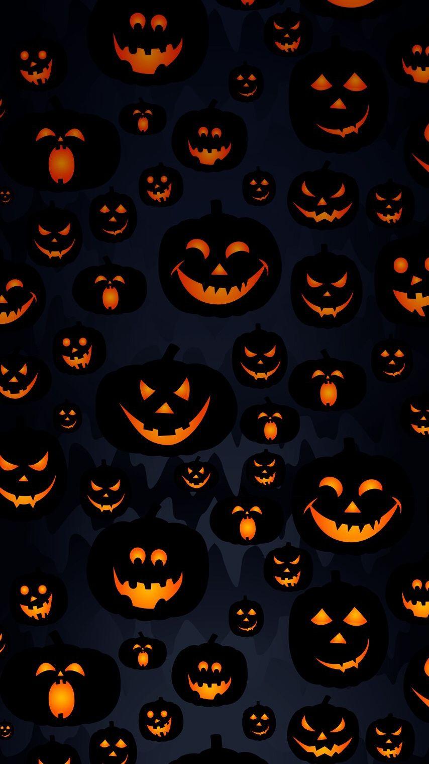 Aesthetic halloween neon wallpapers