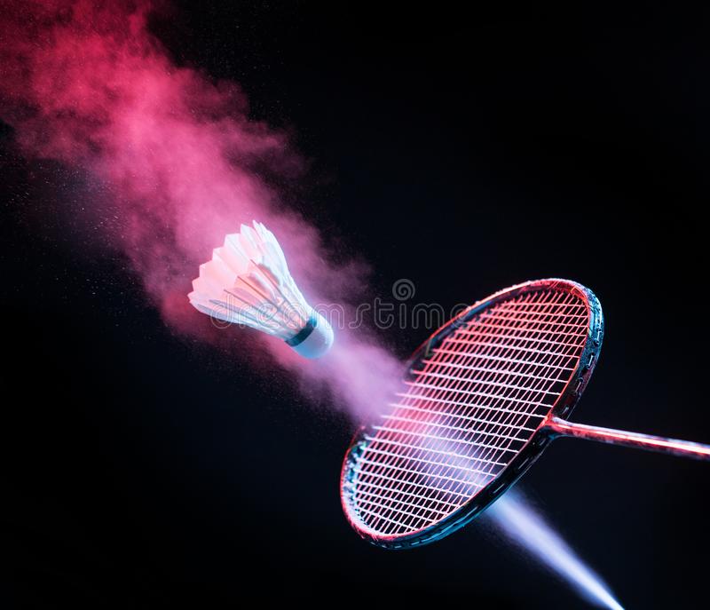 Badminton logo stock photos