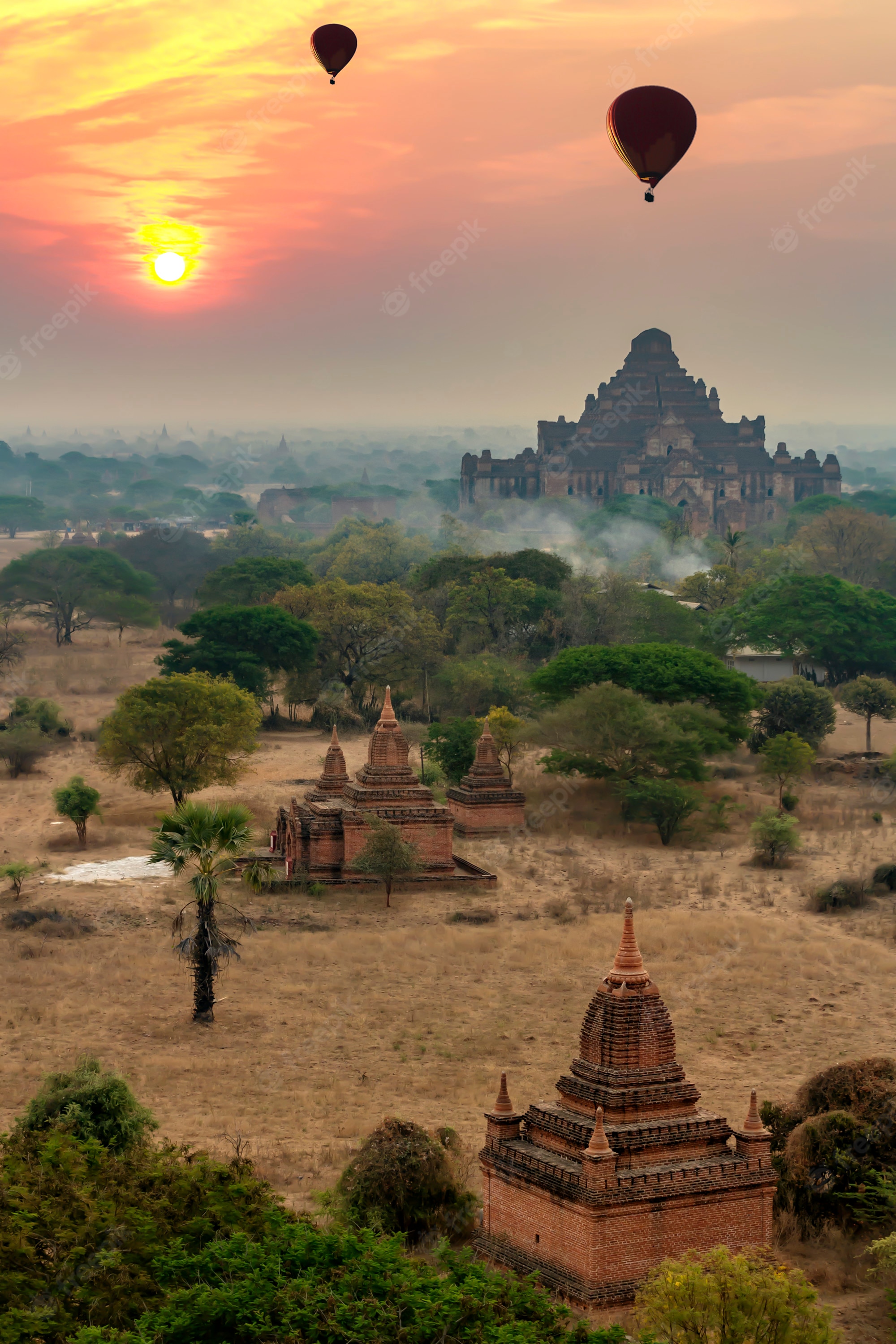 Bagan Is A Magnificent Temple That Is Situated Amongst Trees Background,  Myanmar Picture, Myanmar, Burma Background Image And Wallpaper for Free  Download