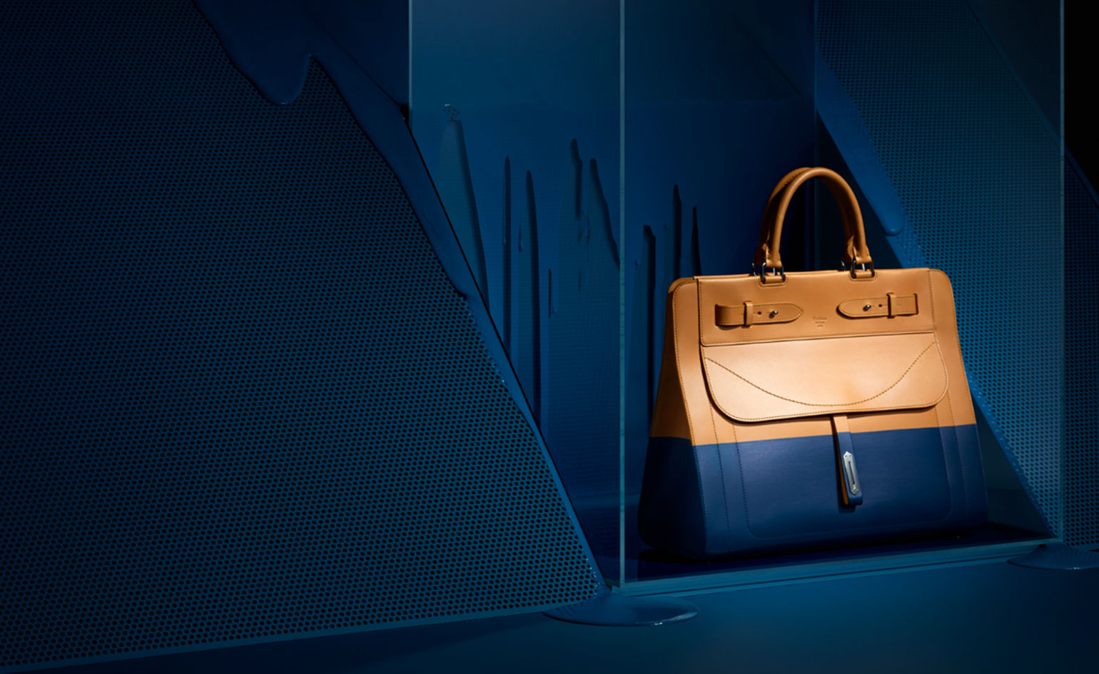 Blue print fontana milano s a bag collaboration with