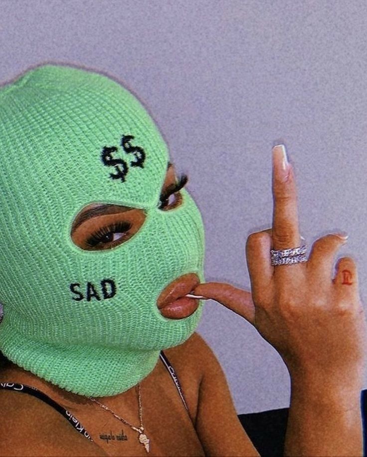 Pin by yer mum ð on ski mask bad girl wallpaper bad girl aesthetic thug girl