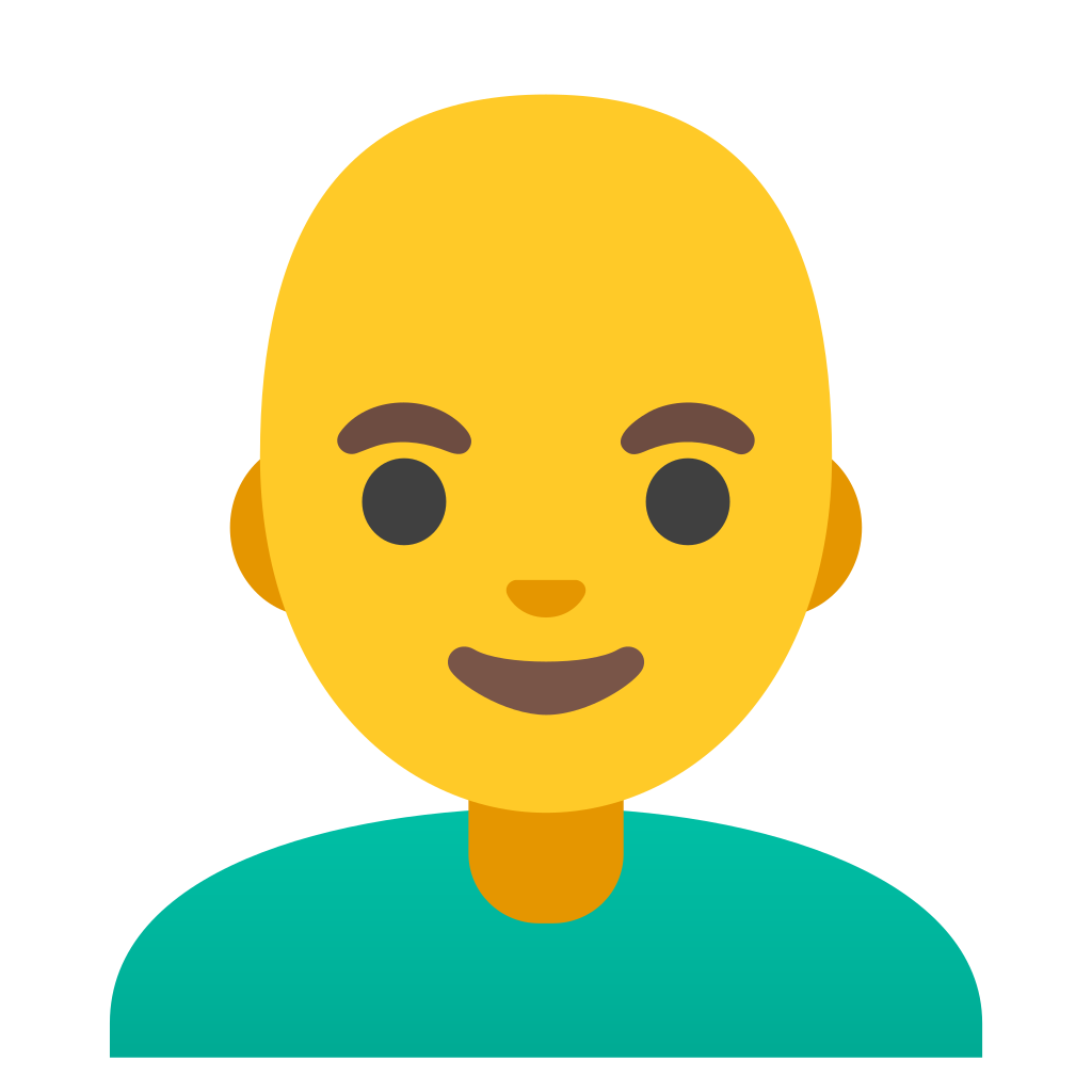 Ðð man bald emoji