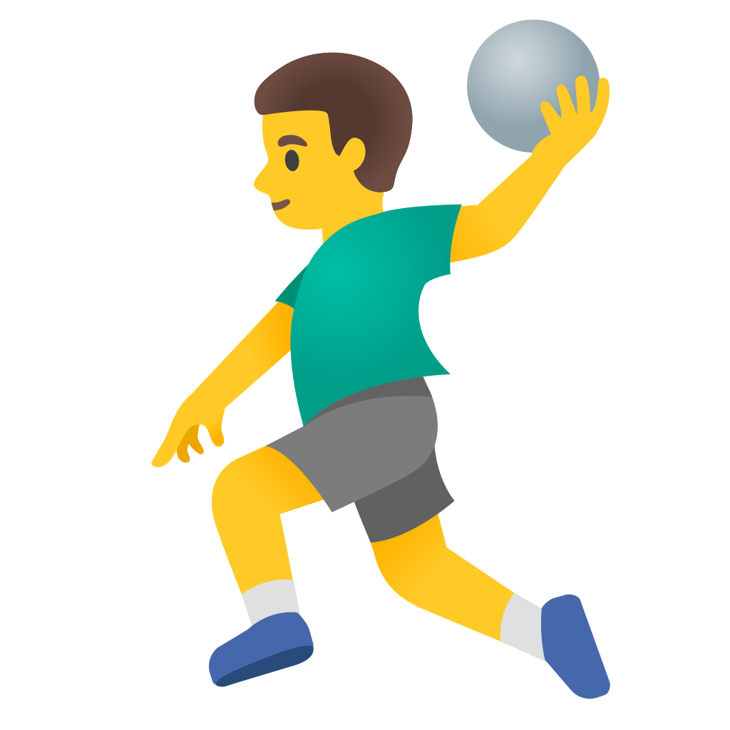 Ðâï man playing handball emoji