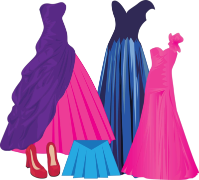 Evening dress png vector psd and clipart with transparent background for free download