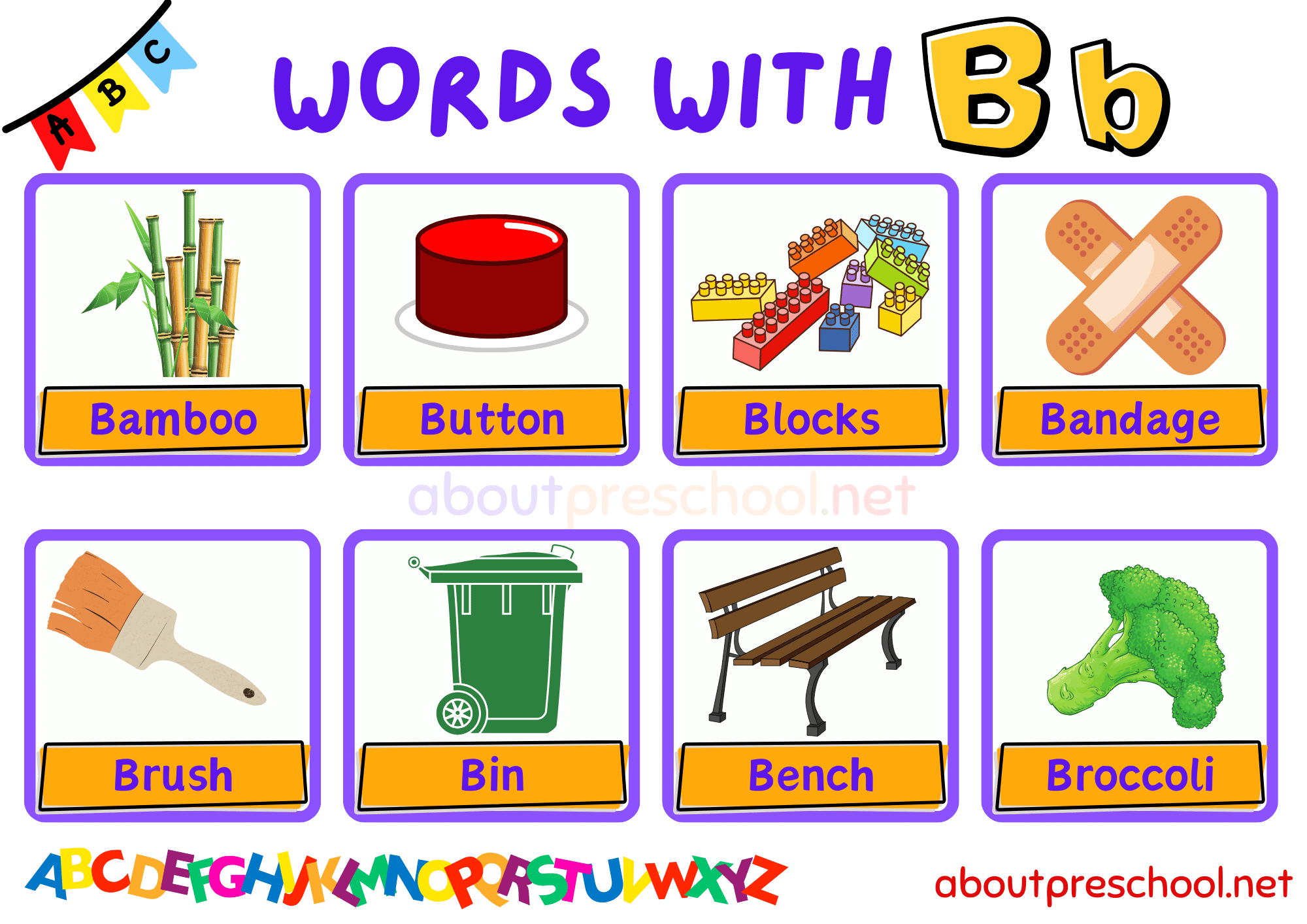 B words for kids archives