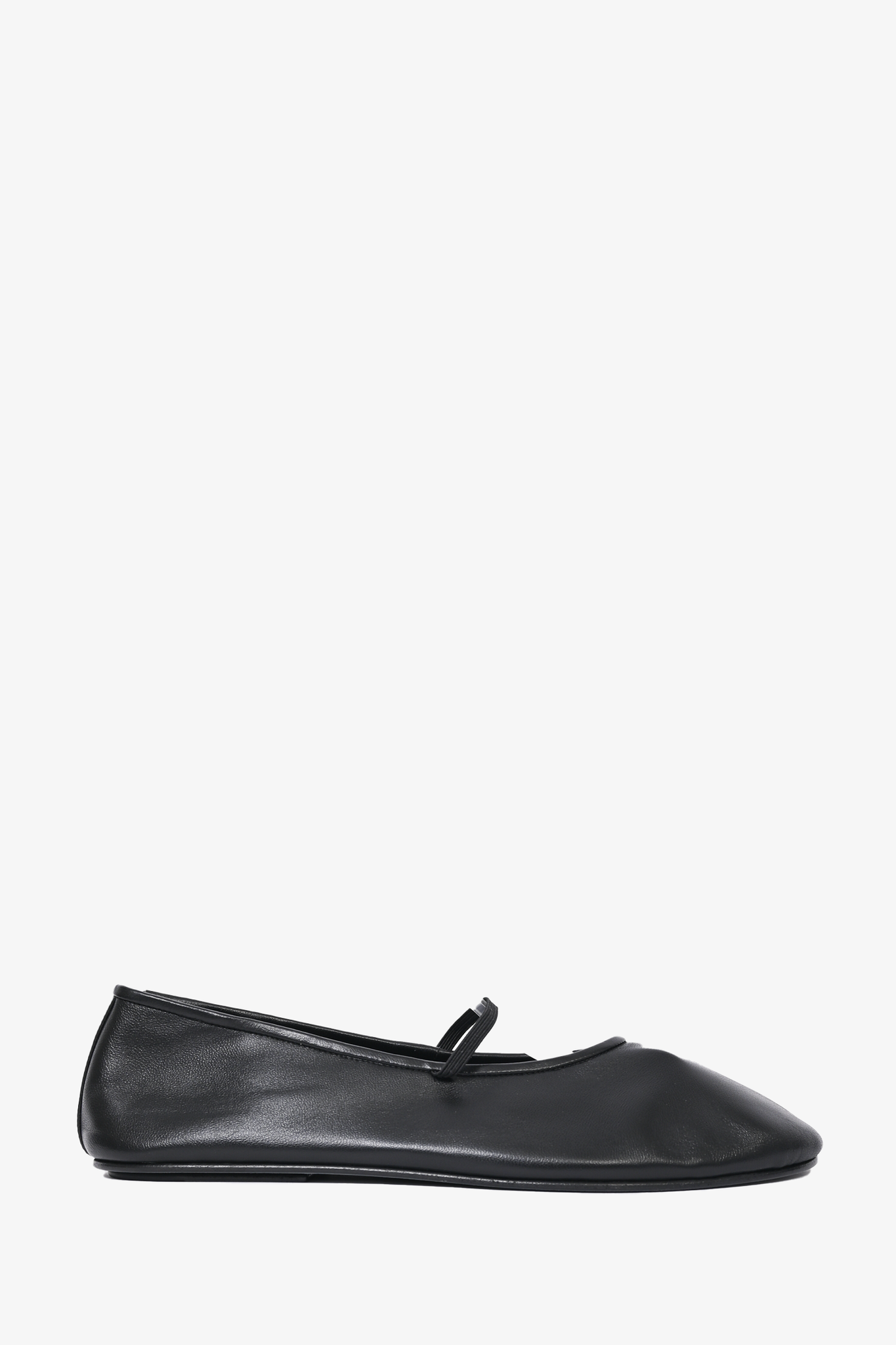 The row black leather ballet flats size â mine yours