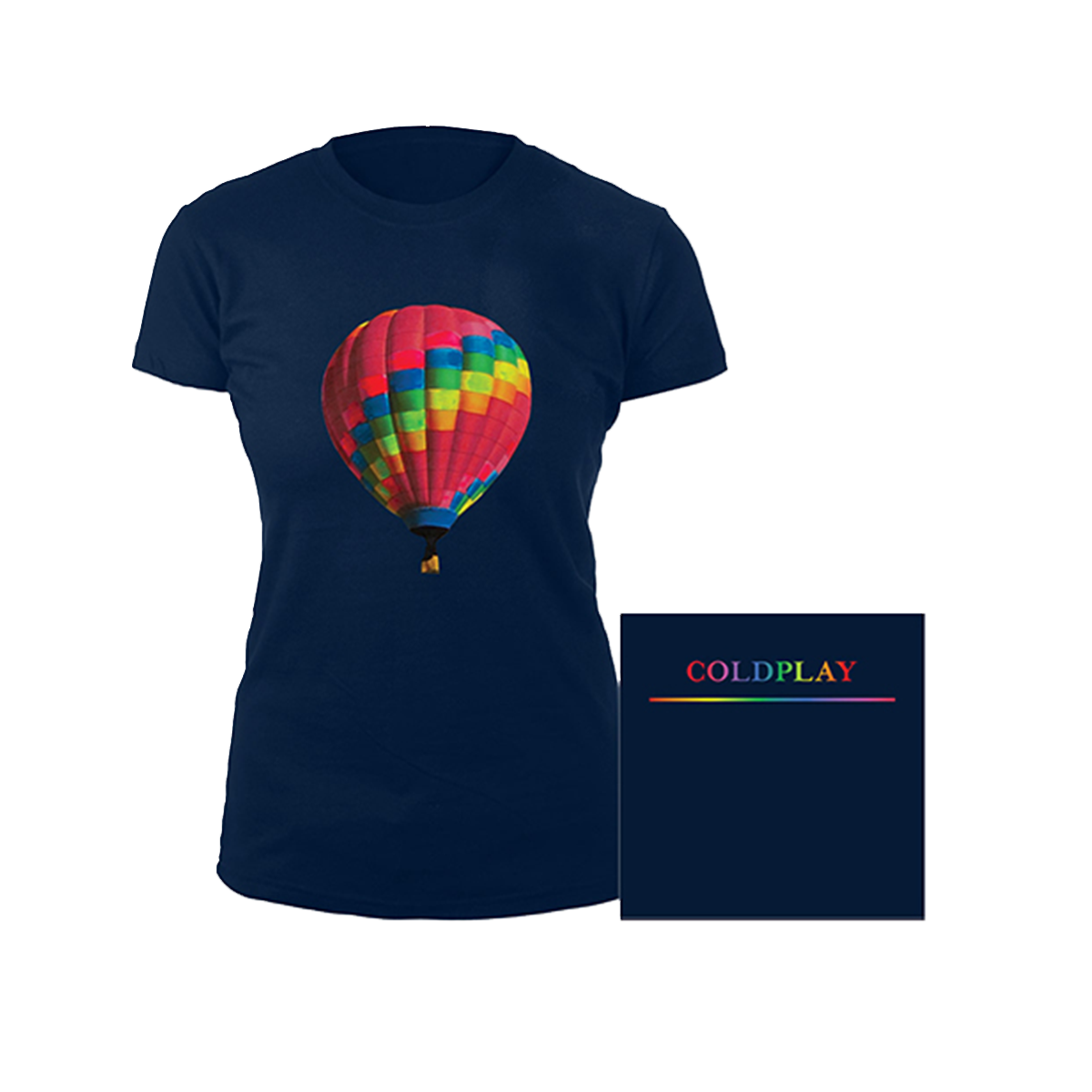 A head full of dreams hot air balloon womens tee â us