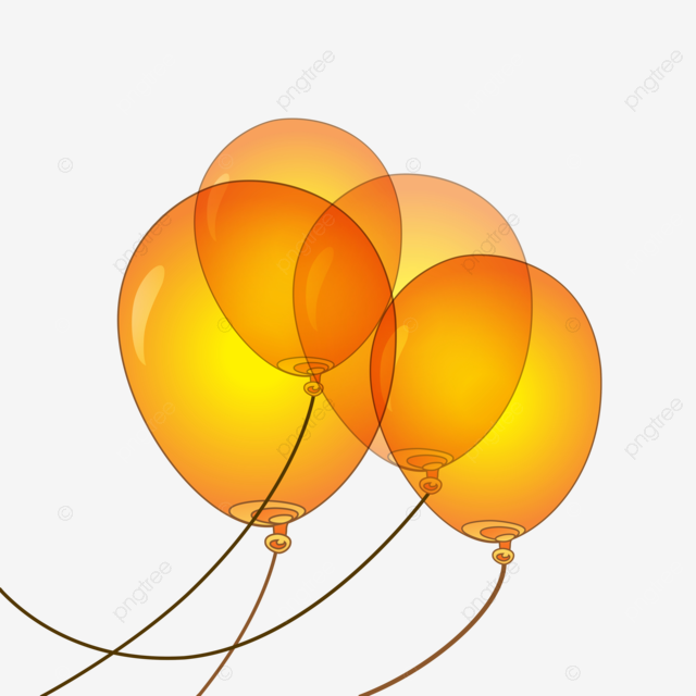 Orange balloons jpeg translucent sign png transparent image and clipart for free download